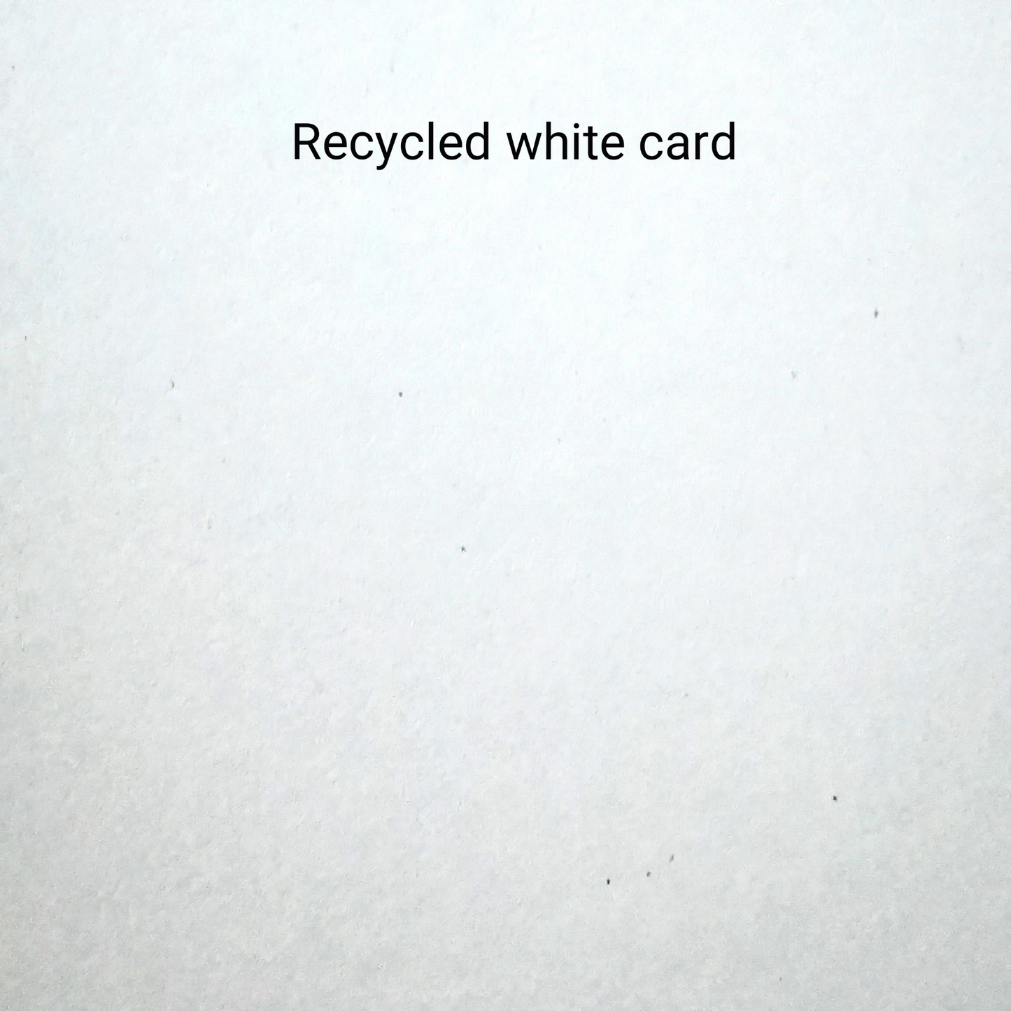 Recycled white card option