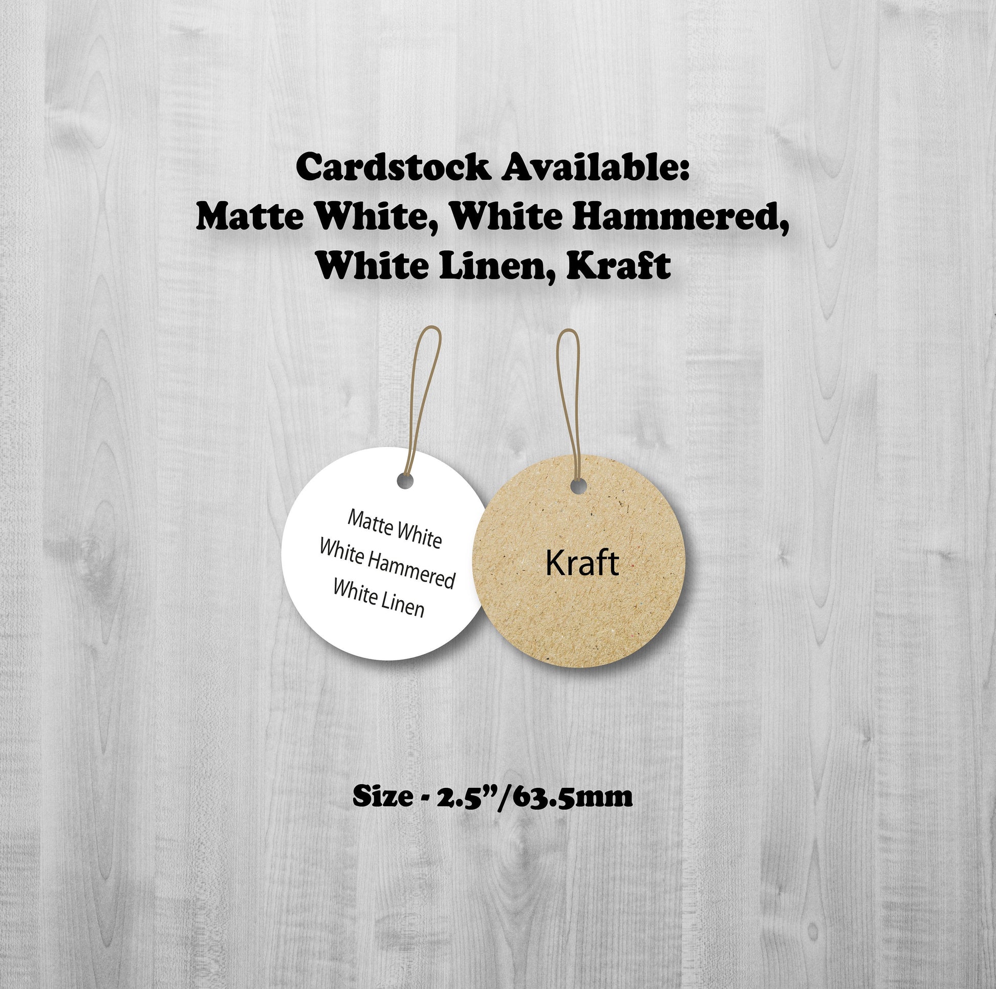 flat top card tags for clothing and packaging